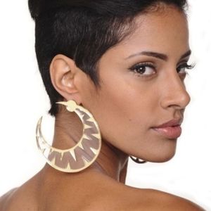 Crescent Moon Shape Earrings Acrylic